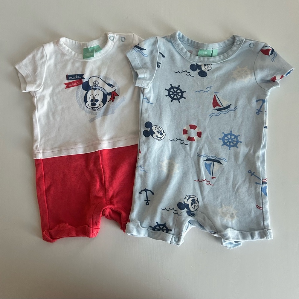 Disney Baby Mickey Mouse Rompers